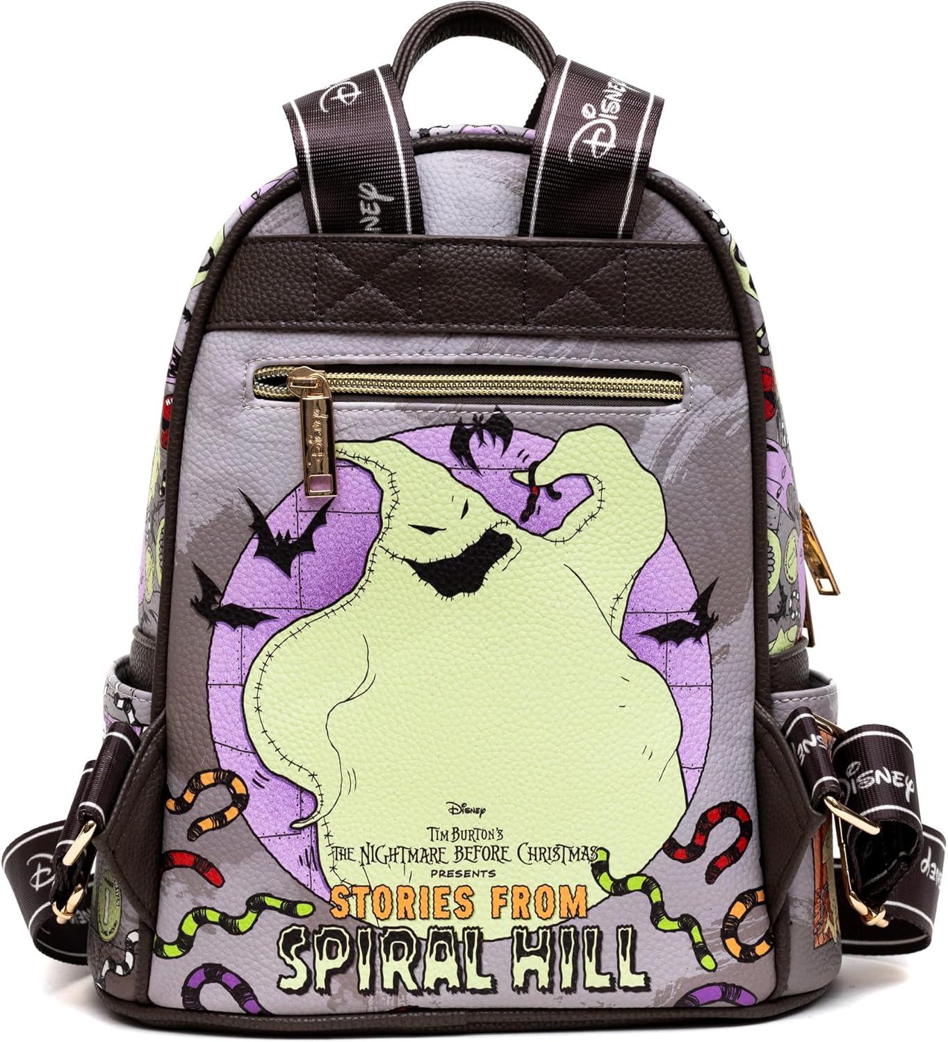 Wondapop Nightmare Before Christmas - Oogie Boogie 11" Vegan Leather Fashion Mini Backpack