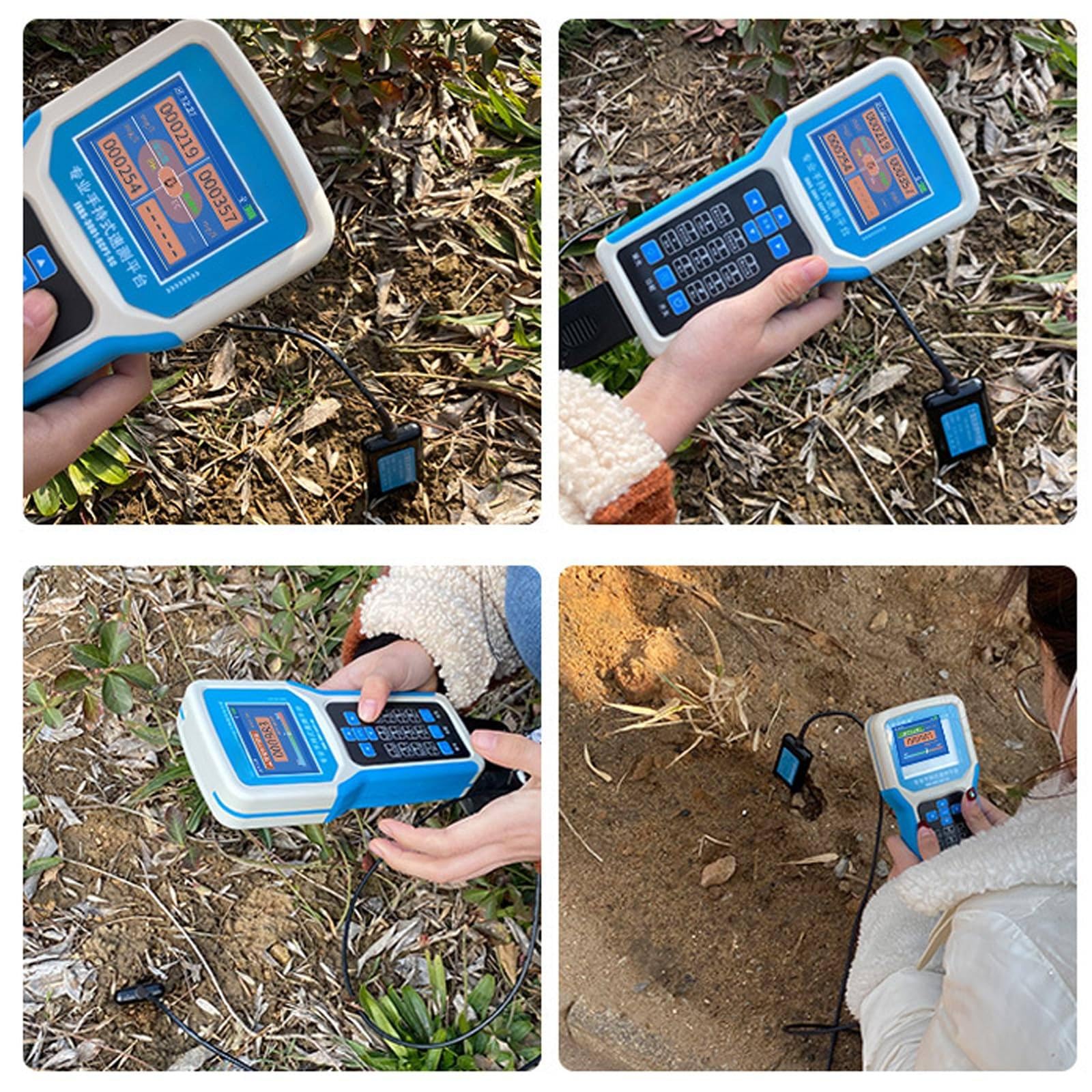 Medidor De Ph 7 En 1 con Humedad, Temperatura, Conductividad, Nitrógeno, Fósforo Y Ph para Jardinería, Césped, Agricultura Y Plantas De Interior Y Exterior.