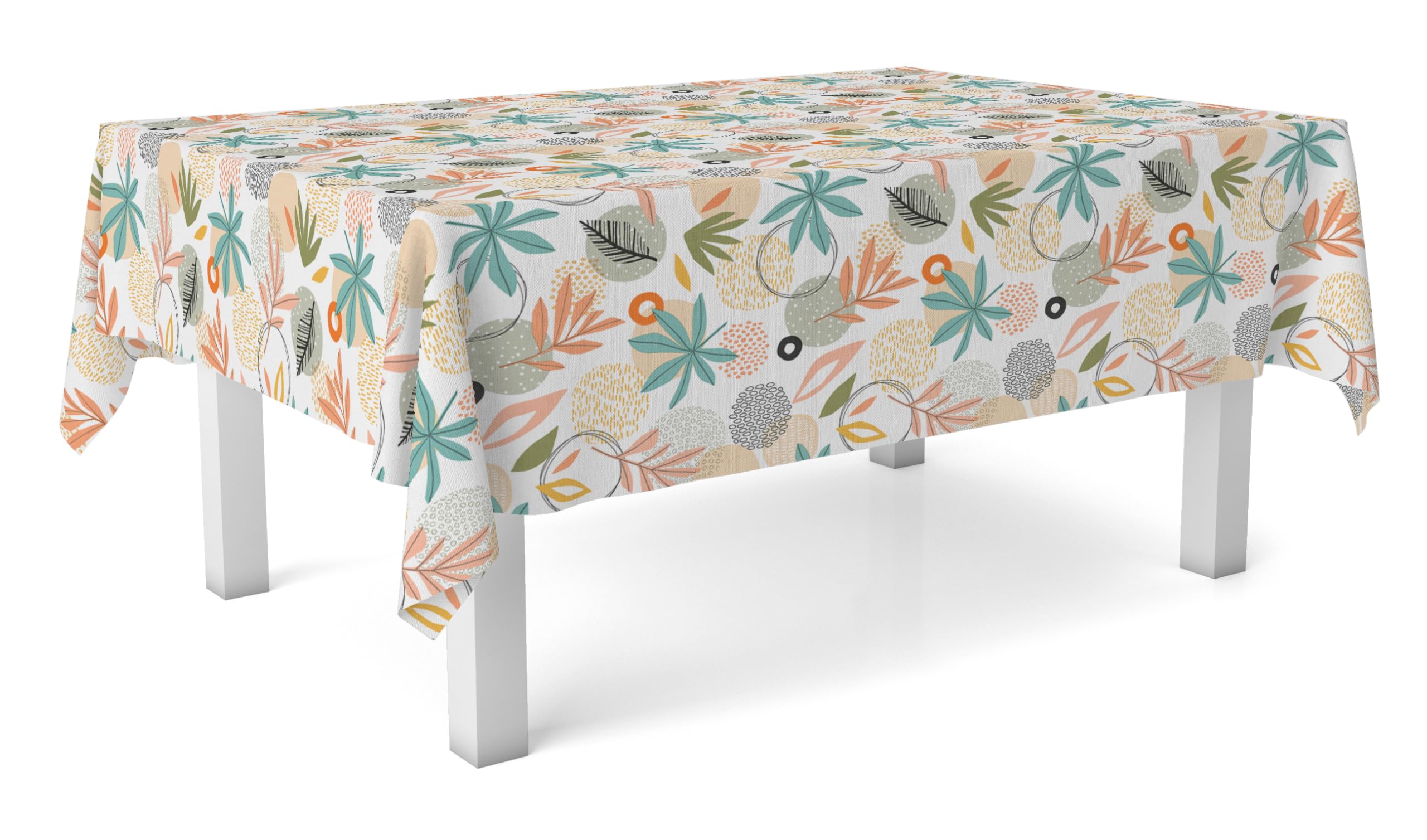 Martina Home Tablecloth Oilcloth Sella Orange 140 Round