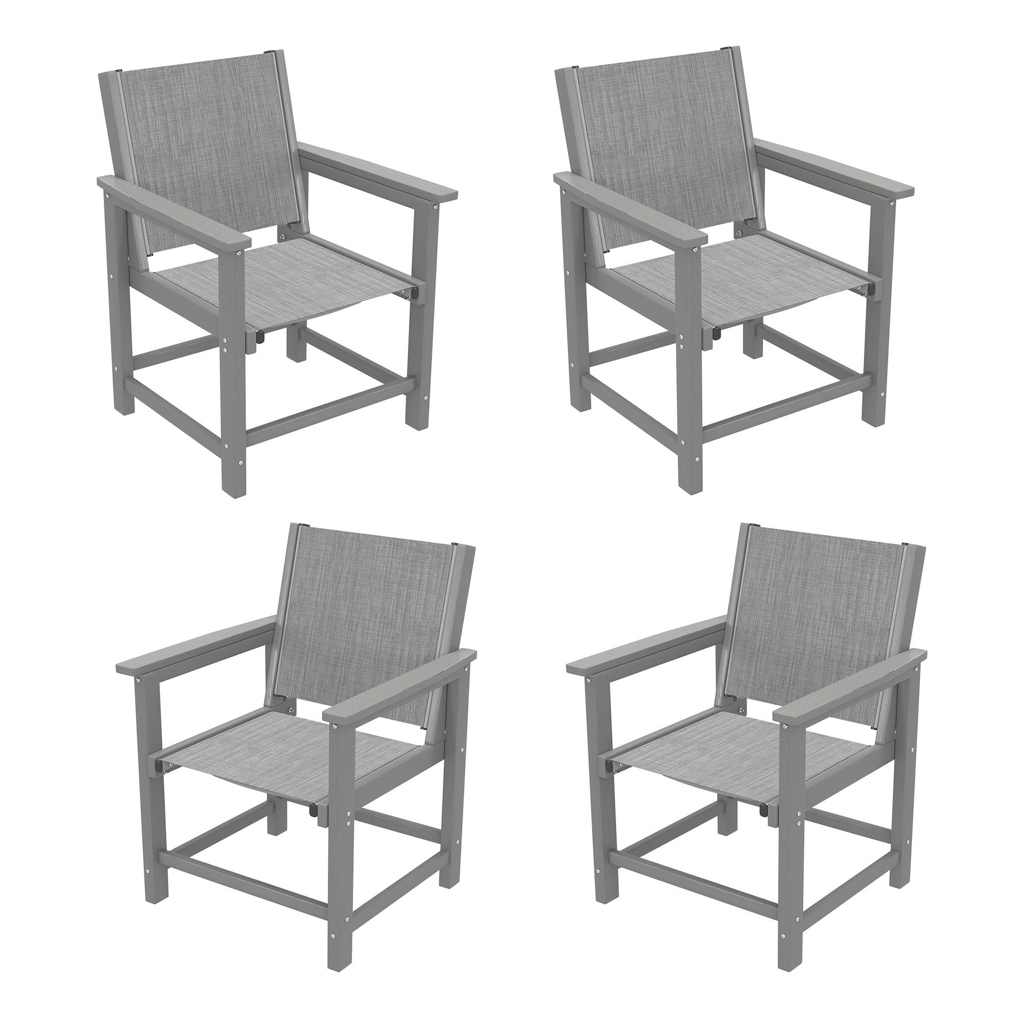 Amopatio Outdoor Dining Chairs Set of 4