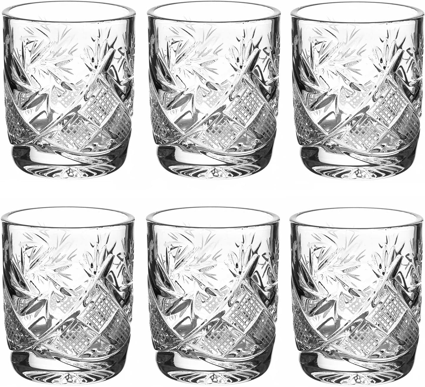 Whiskey Shot Glasses Bar Glasses Crystal Shot Glasses Set
