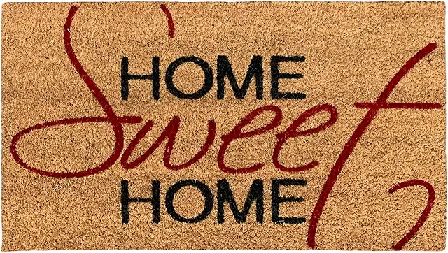 Zerbino in Fibra di Cocco 40x70 cm con Fondo Antiscivolo - Tappeto Ingresso Casa e Ufficio