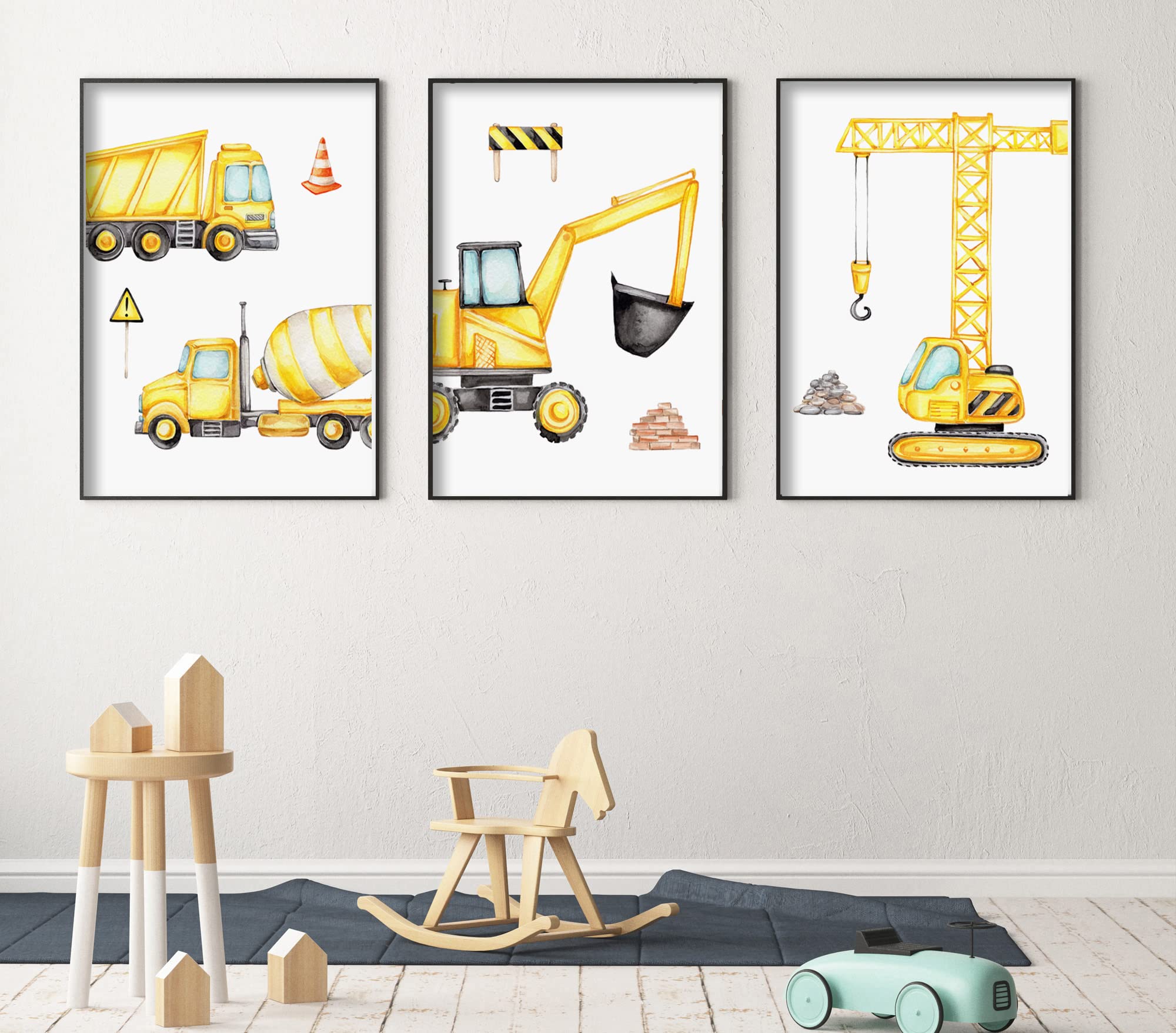 ag.art deco Kids Posters, Yellow, 30x40cm Unframed - Image 3