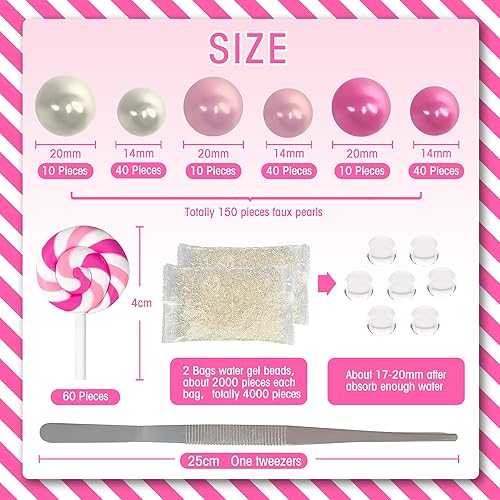 Miniatura 2 de 4210 cuentas de relleno de jarrón de Navidad, perlas flotantes, cuentas de gel de agua para rellenar jarrones, centros de mesa, centros de mesa,