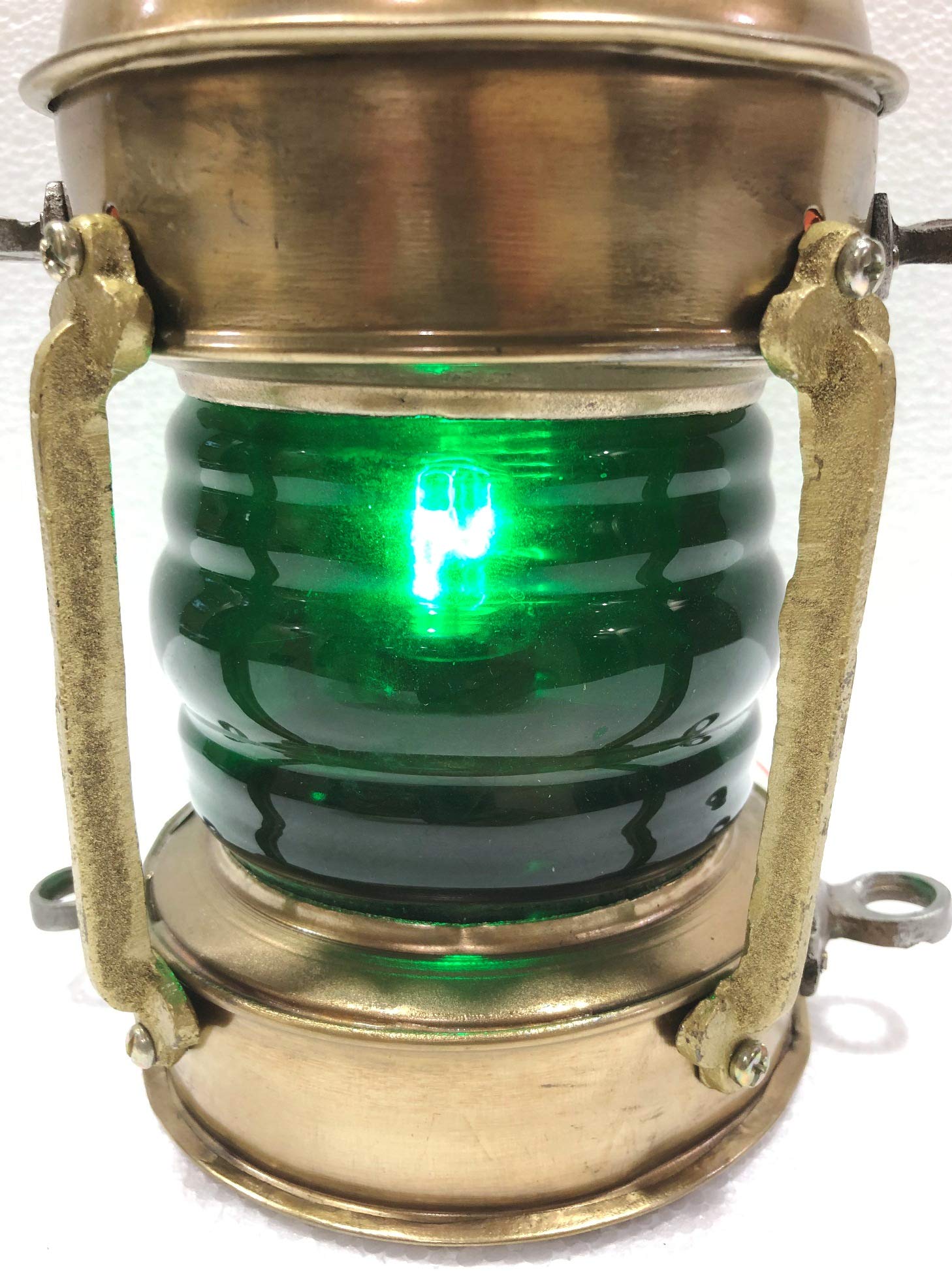 ヴィンテージ真鍮船ランタンスタイル 電気ランプ Amazon.co.jp : ヴィンテージ真鍮電気グリーンランプ 海洋船ランタン