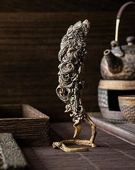 Amazon.co.jp: COPPERTIST.WU 螭虎 龍 龍の造形置物 室内装飾 芸術置物
