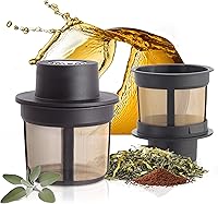 Vista 8 de Cesta de infusión Finum, L, Negro