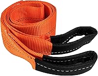 Vista 11 de HFS (R) Protector de árboles, correa de cabrestante, correa de remolque, capacidad de 30,000 libras (amarillo, 3 x 30 pies)