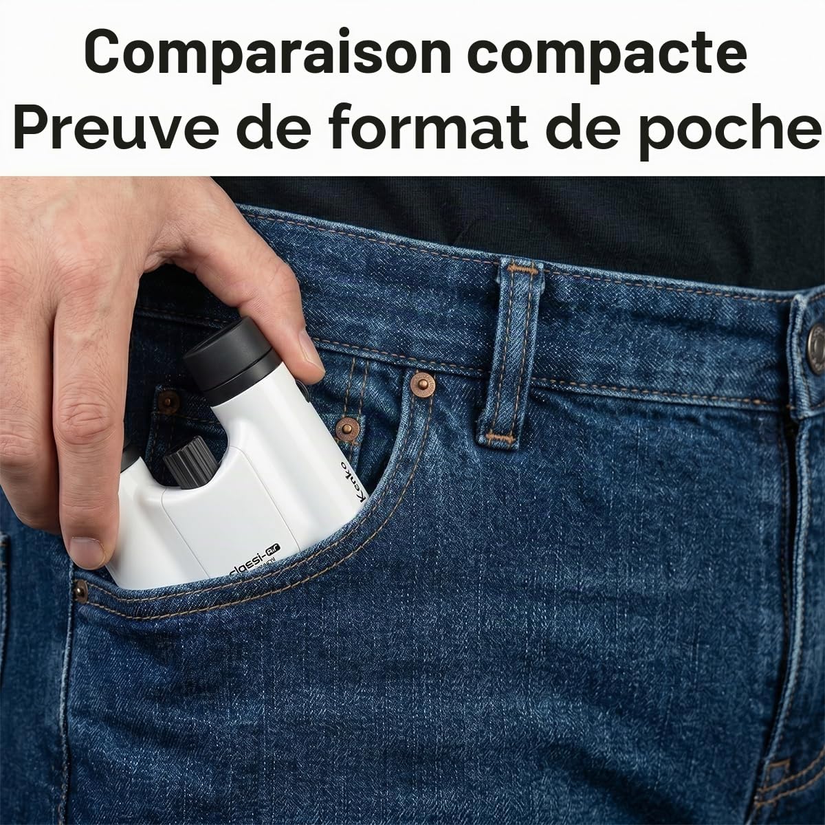 Kenko Jumelles Classi-Air 10x21 DH, Prisme de Toit, légères, Pliables et compactes, Multi-Couches, Noir 021415