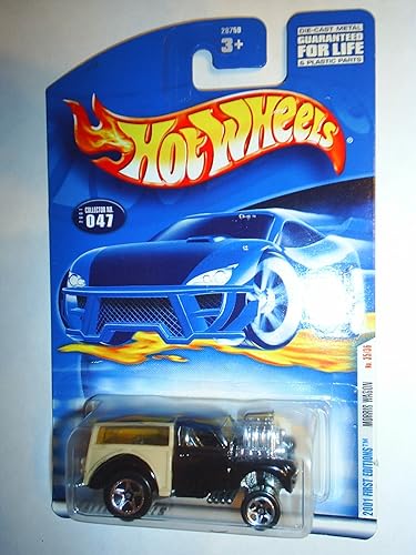 Hot Wheels 2001 First Editions -# 35 Morris Wagon # 2001-47 Coche coleccionable de colección Mattel escala 164