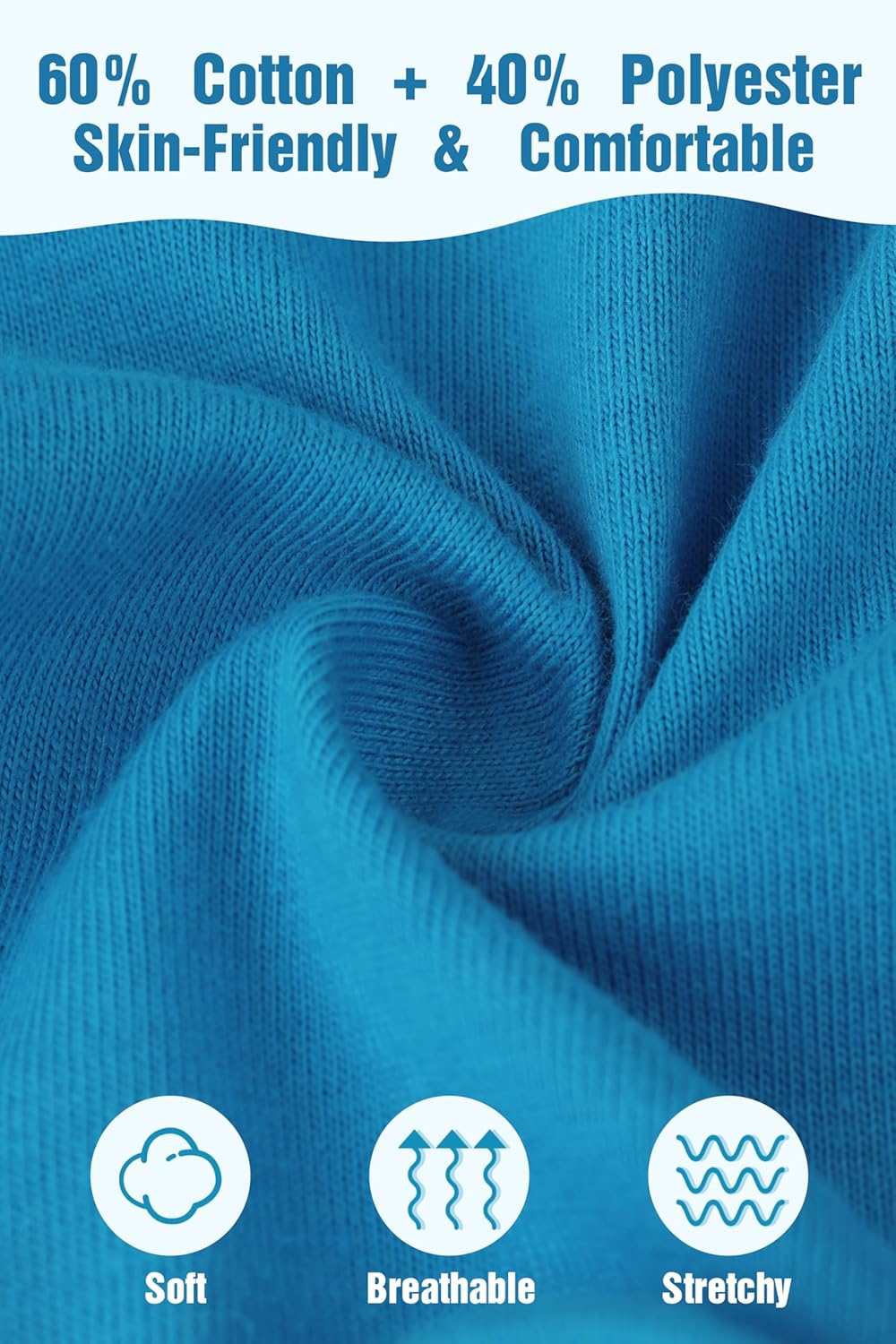 Resinta 4 Pack Toddler Boys Cotton Long Sleeve T-Shirts with Prints Baby Boys Pullover Crewneck Shirts Assorted Everyday Tops - Image 2