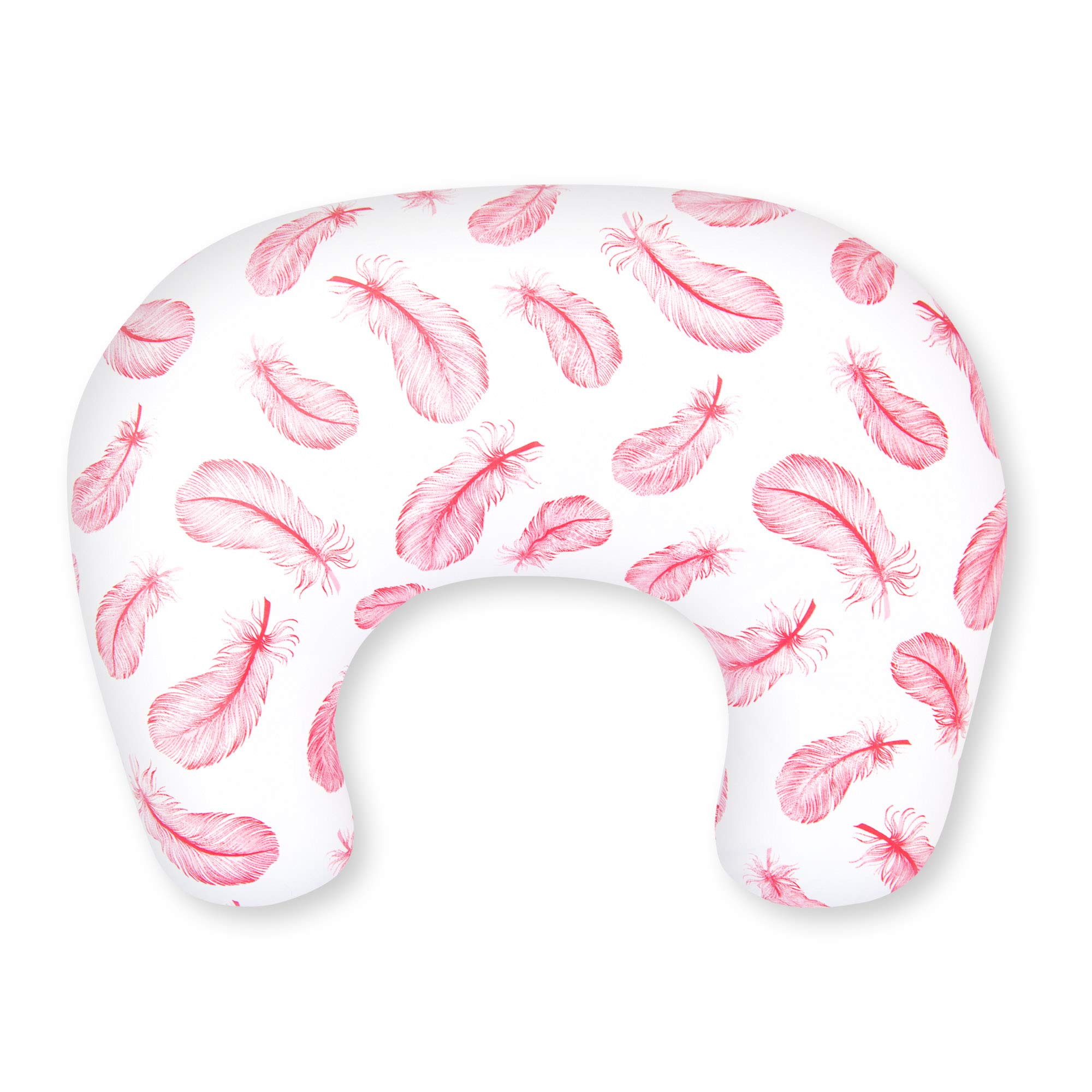 Amilian Nursing Pillow with Filling for Baby Positioning Pillow Side Sleeper Pillow Size Approx. 60 x 42 cm inc. Cover: 100% Cotton, Soft in Many Designs Available.