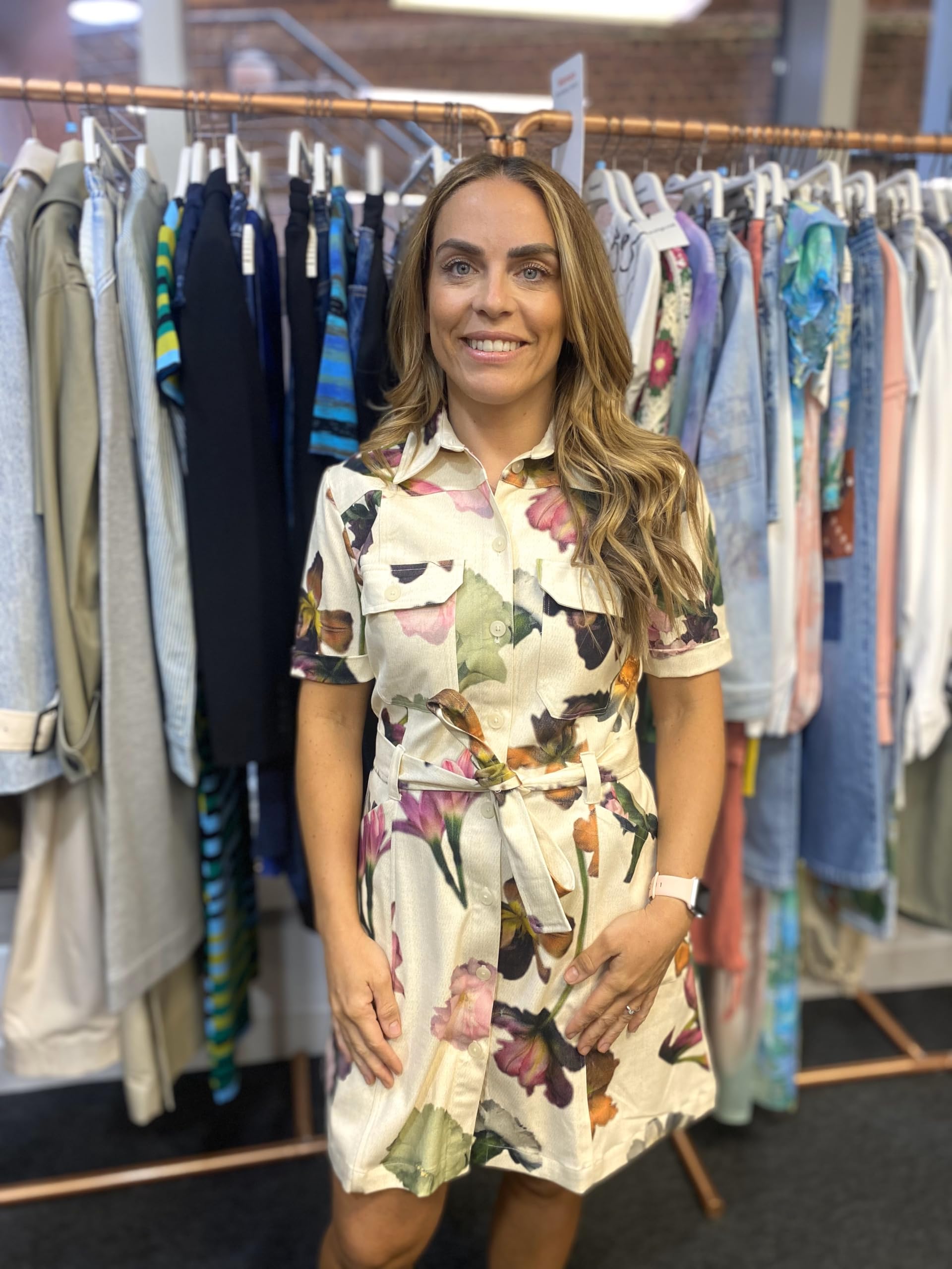Desigual Vest_monicawhite Casual Dress Mujer (Pack de 1)