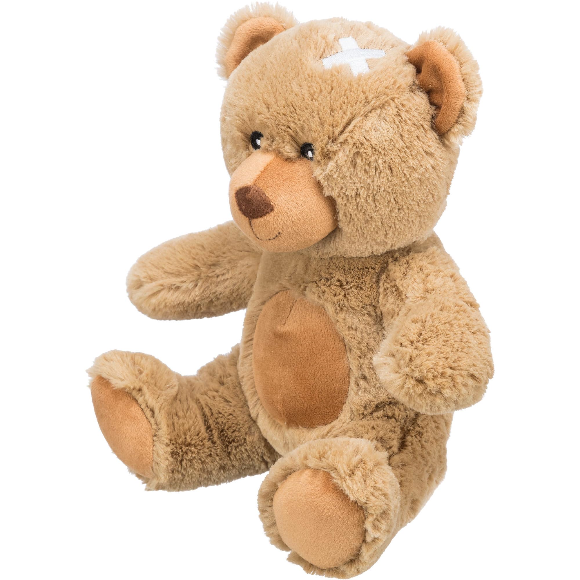 TRIXIE Teddy Eddy, 23 cm, Soft teddy bear made from 100% recycled plush, Eco-friendly plush toy for children - Image 3