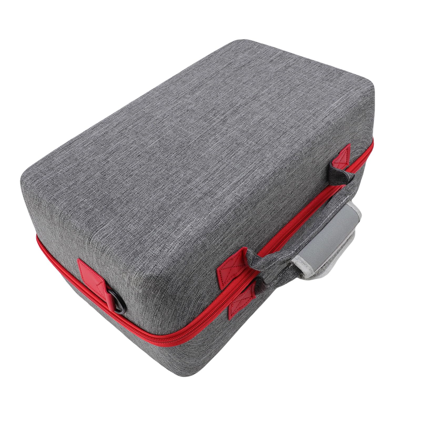 Rcniso Sac de Voyage Protecteur de Console pour éviter Les Secousses, Grande Console Réglable, Sac de Transport, Plaque de Protection Tampon, 2 Espaces de Rangement, Portable pour Contrôleur (Gris)