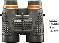 Vista 4 de Bushnell H2O Xtreme 181042C - Binoculares compactos impermeables de 10 x 42 con lente totalmente multicapa para caza y navegación