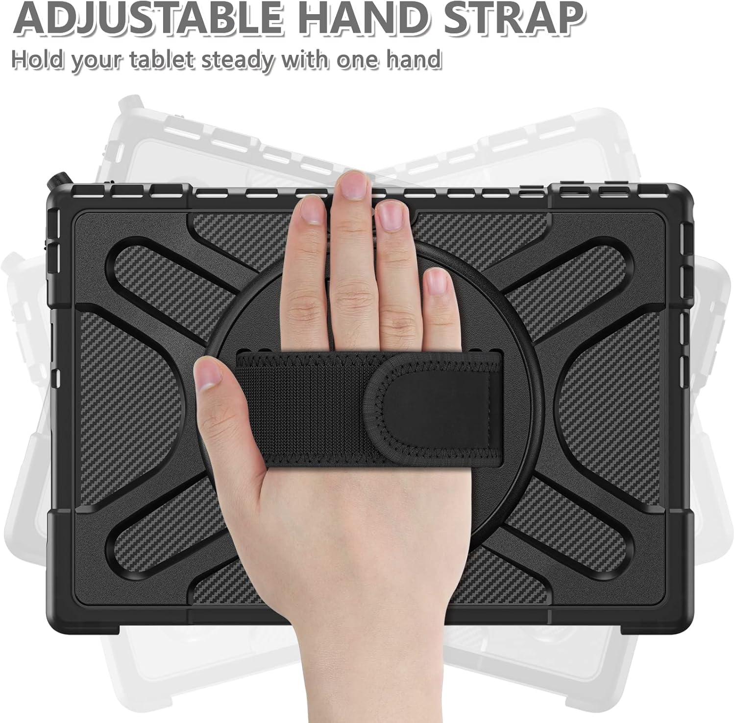 Junfire Case for Microsoft Surface Pro 7 Plus 2021/Pro 7+/7/6/5/4/LTE 12.3 Inch - Image 4
