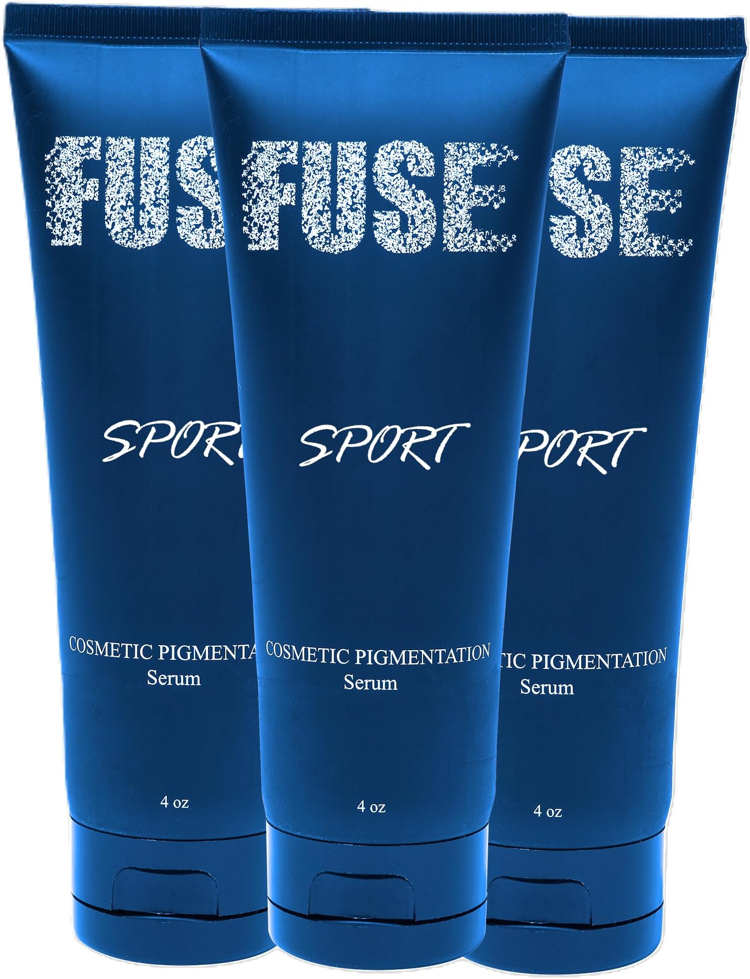 Fuse Sport Scalp Aftercare - Minimizes Oily Skin- For Shaved heads & Smp - All Phases of a Shaved Head - Made in USA - 4oz (Pack of 3)(All Blue)