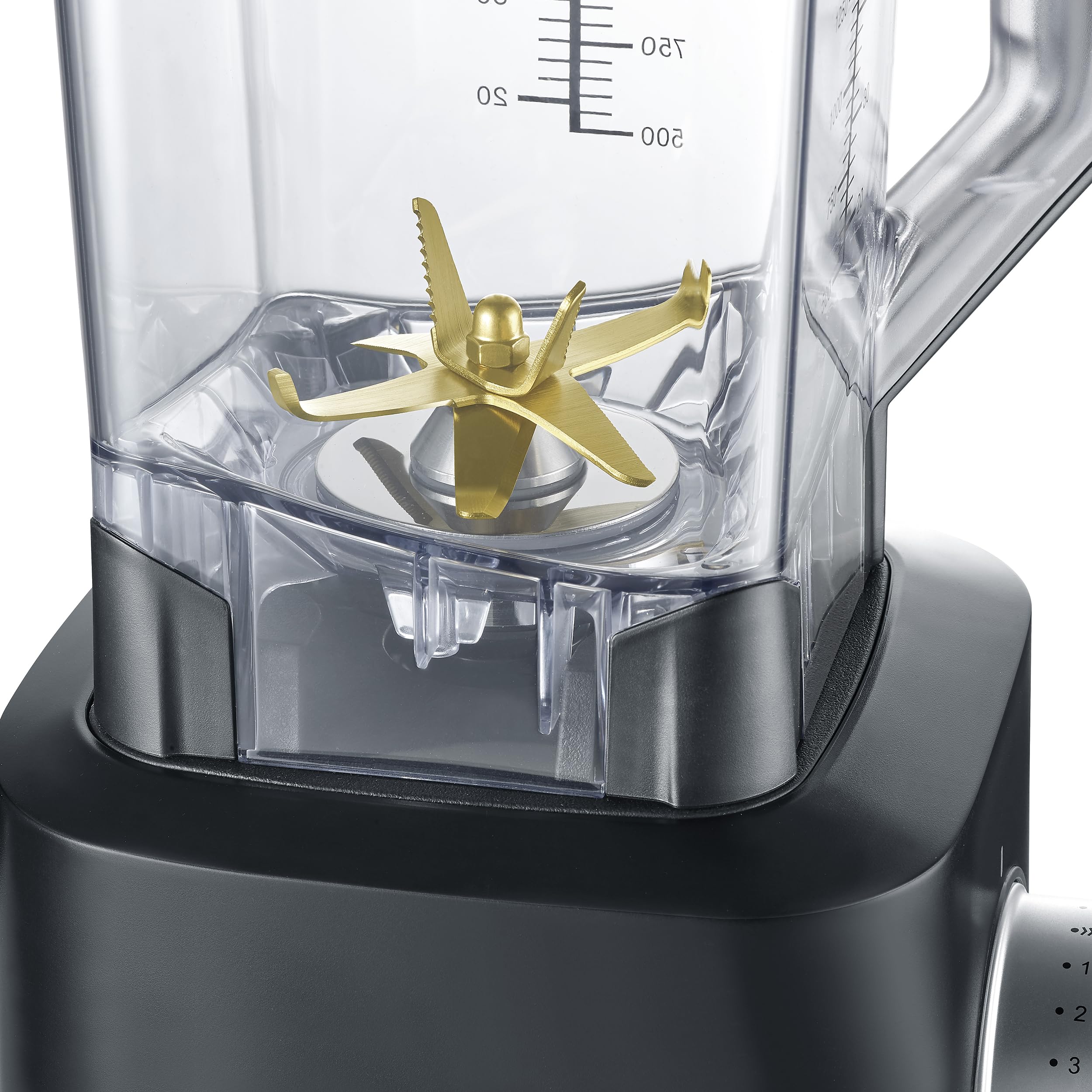 CASO Power Blender B 2000 - Batidora de vaso profesional, 30.000 rpm, 2000 W, recipiente de mezcla Tritan irrompible (2 l), sin BPA, función Pulse, batido, batido, sistema de 8 cuchillas con