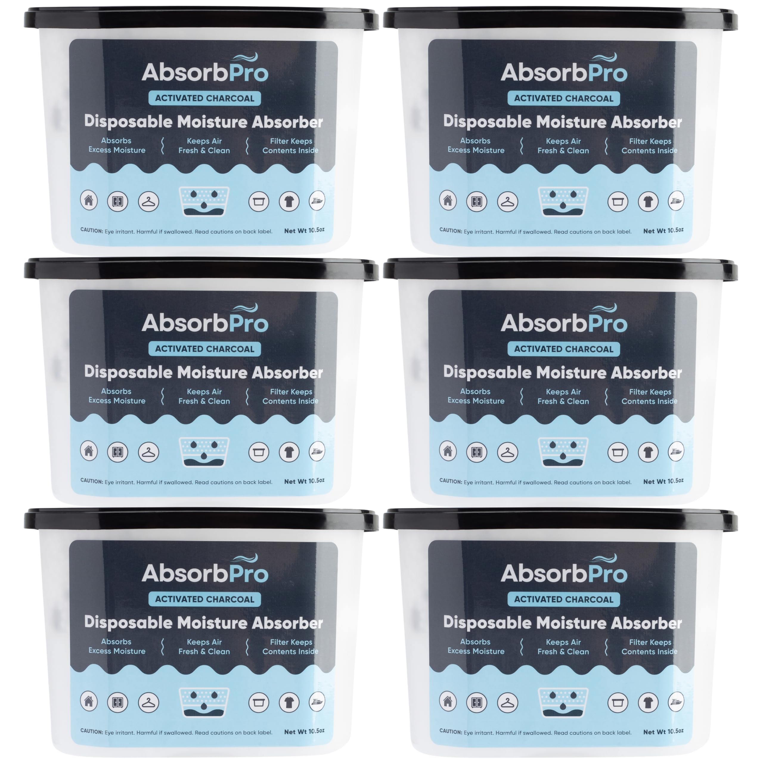 Absorb Pro Moisture Absorber Tub 6-Pack