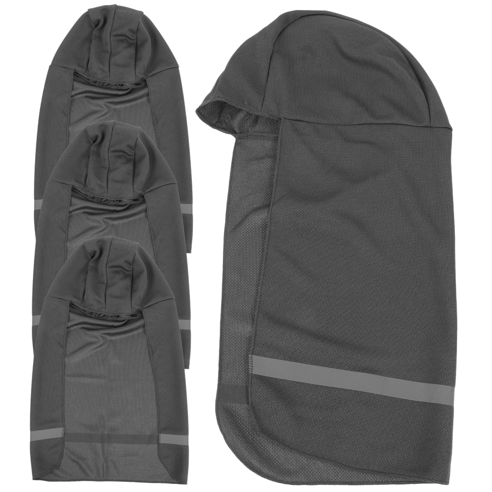 HOMSFOU Visera para El Sol Casco De Seguridad Parasol Gorra con Calavera Protector De Sudor Reflectante Viseras para Casco Gorra con Cuello Bandas Protectoras para El Sol