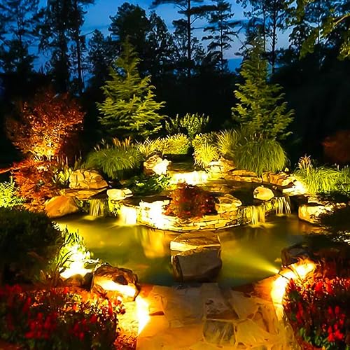 Miniatura 5 de Malibu - Luz LED sumergible para estanque, iluminación de paisaje de bajo voltaje, luz de inundación subacuática, paisaje al aire libre, luces de