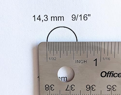 Miniatura 4 de Tapón de plástico de repuesto para saleros y pimenteros, macetas, botellas, tubos, etc. 5/8 pulgadas, 9/16 pulgadas, 1/2 pulgadas (6 piezas)