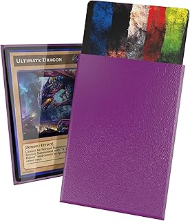Ultimate Guard Cortex Card Sleeves, 60 Japanese Size TCG Sleeves, 66 x 91mm, Purple, Glossy Finish, No PVC & Acid-Free, High Clarity