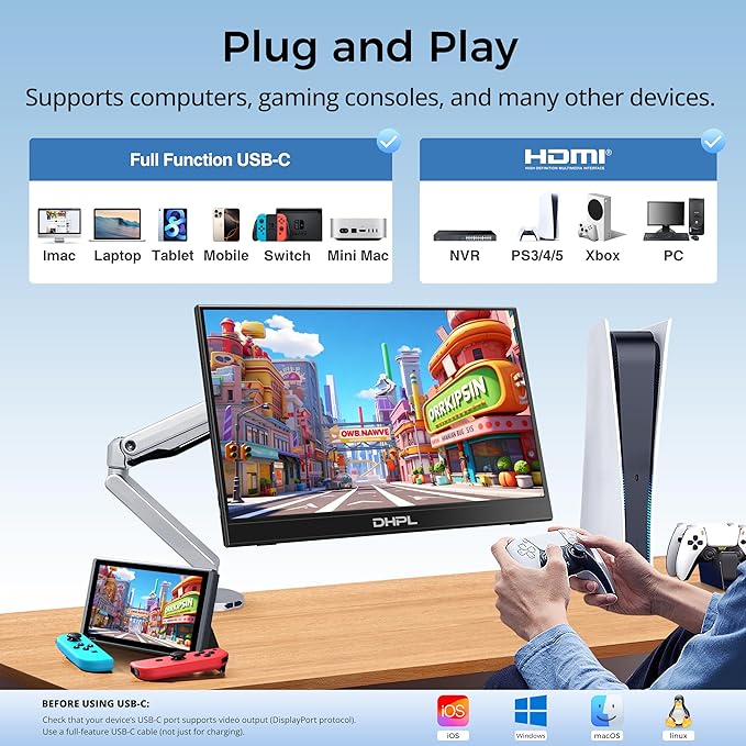 Monitor Portátil 15.6 Pulgadas FHD IPS miniatura 3