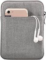 Vista 3 de TFY E-Reader - Bolsa protectora con cierre de cremallera, además de soporte para correa de mano para lectores electrónicos de 6 pulgadas, Kindle