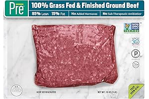 Pre Ground Beef 85% Lean/15% Fat: The Ultimate Grass-Fed, Pasture-Raised Beef
