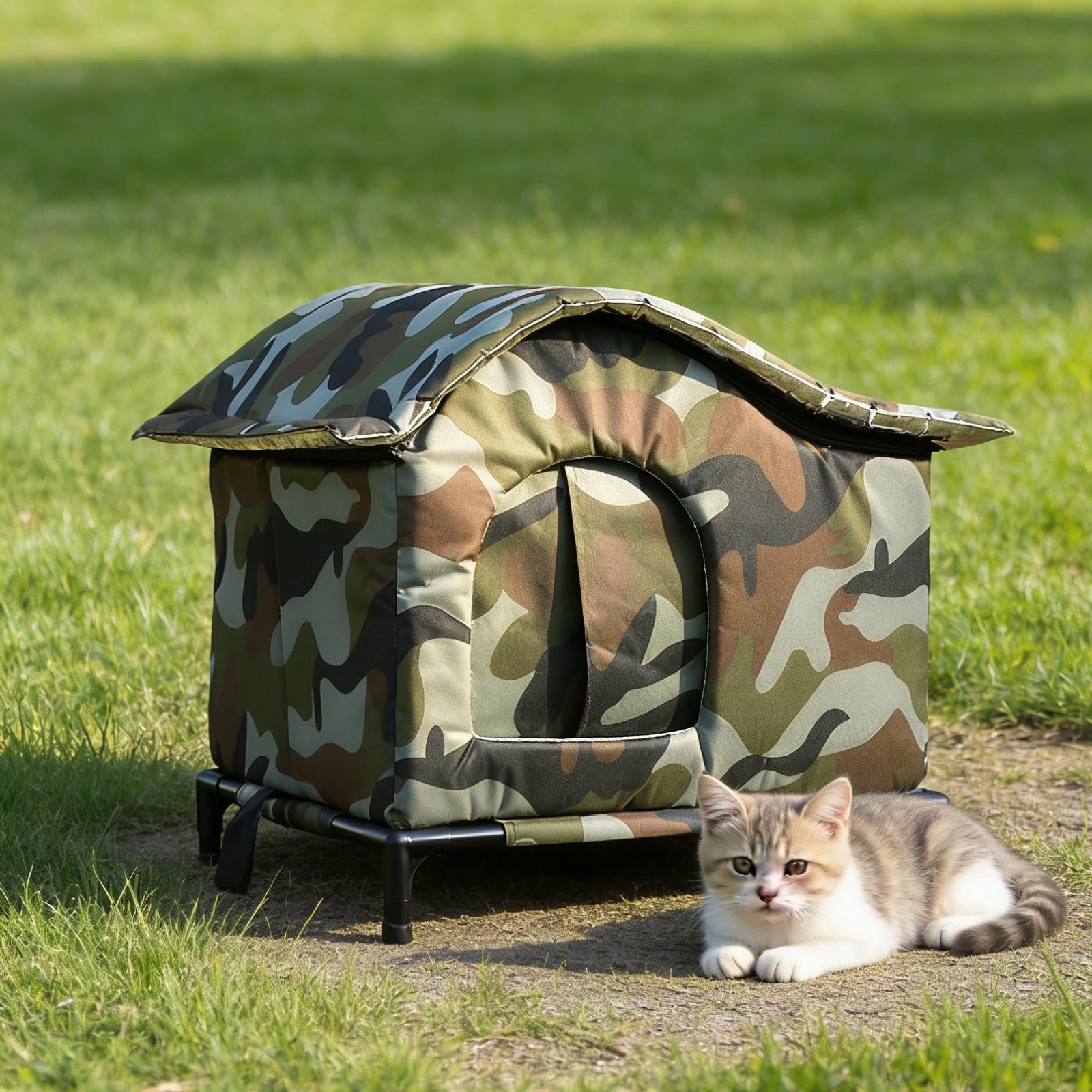 Amazon | RNXRZANK 野良猫ハウス 防水防風 保温厚手 オックス布 猫用