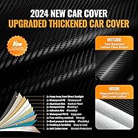 Vista 2 de Funda para coche SUV de 30 capas para automóviles, impermeable para todo tipo de clima, protección UV, resistente a la nieve, resistente al viento