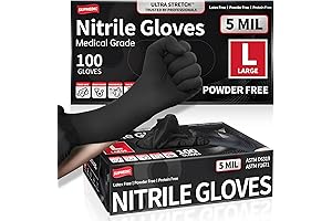 Premium Black Nitrile Exam Gloves: Your Reliable Protection