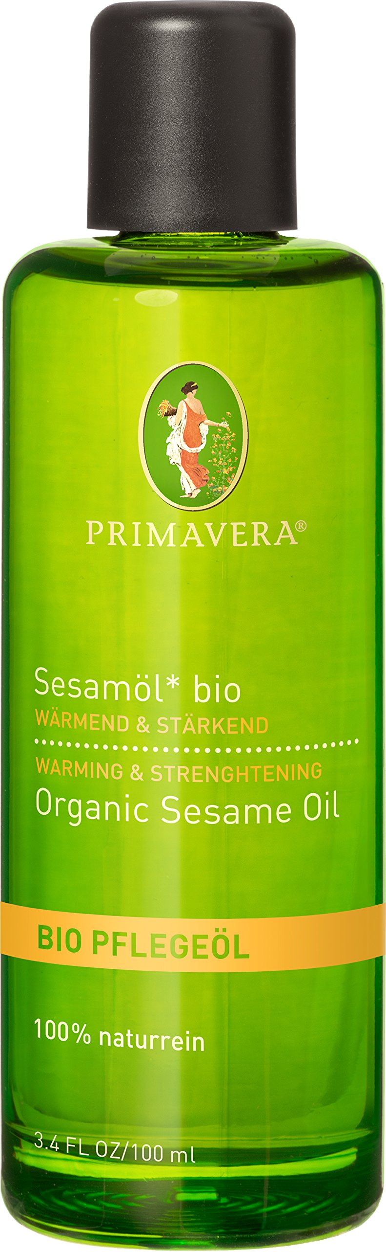 Primavera Lot de 2 flacons d'huile de sésame bio 2 x 100 ml