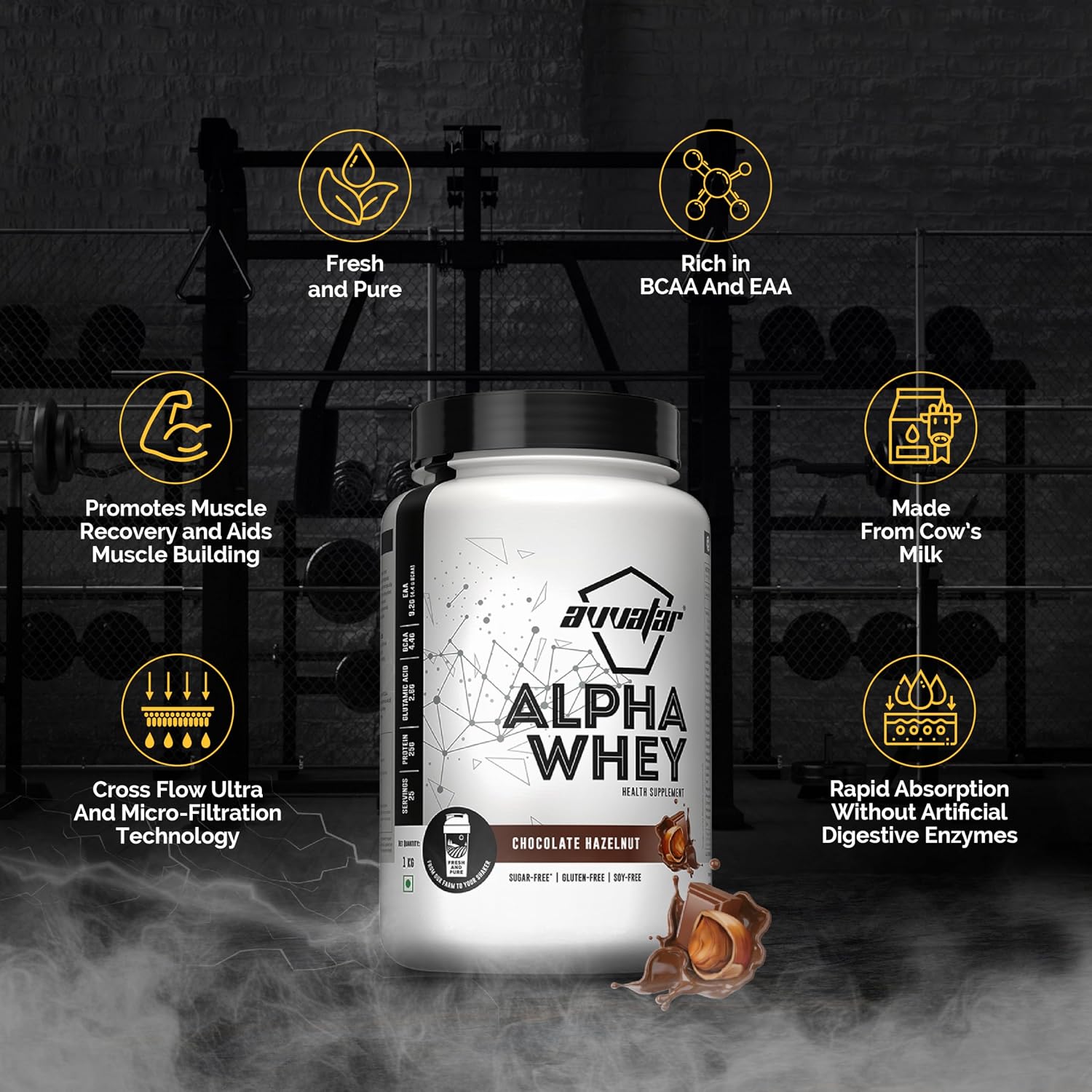 avvatar ALPHA WHEY PROTEIN front