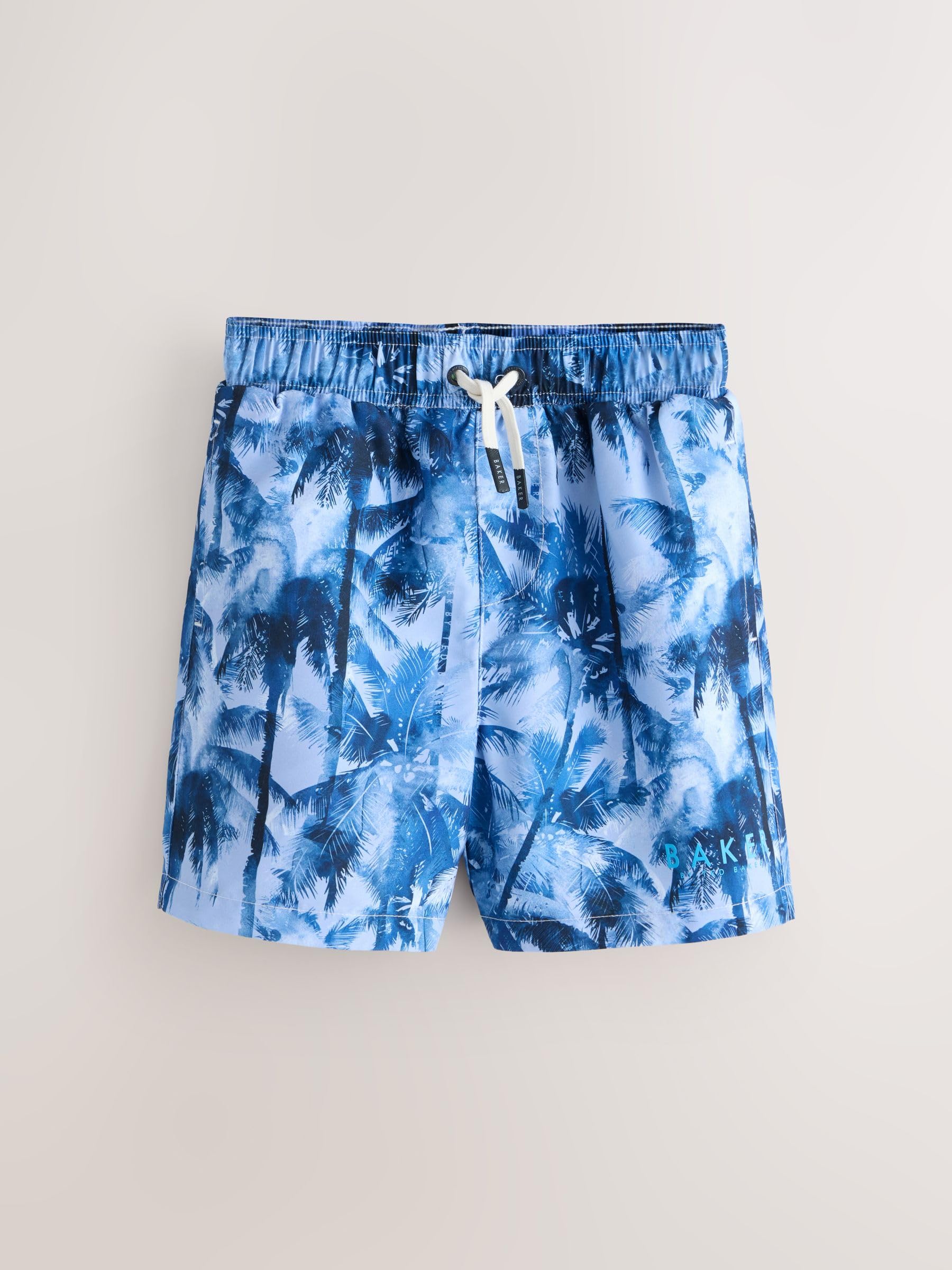 Garçon Short de Bain, Lot de 2 | Coupe standard, Taille mi-haute, Cordon de serrage