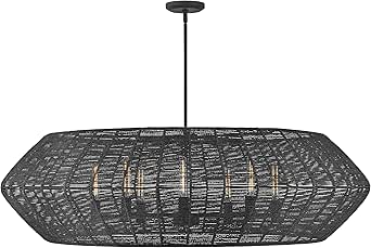 Hinkley Luca Extra Large Drum Chandelier, Black