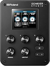 Roland GOMIXER STUDIO | Portable Multi-Channel Mixer & Audio Interface | Perfect for Content Creators & Musicians | Studio-Grade Audio Quality | Onboard FX