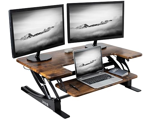VIVO 36 inch Height Adjustable Stand Up Desk Converter, V