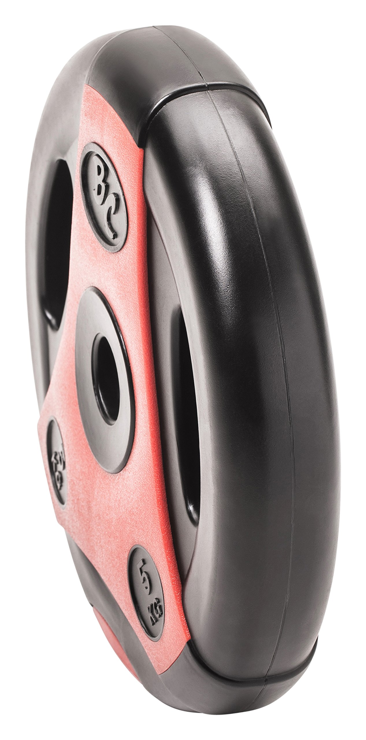 Bad Company Disques de poids avec poignées série K-Grip I poids recouvert de plastique avec trou de 30/31 mm Les Lot de 2 pièces de 2,5 à 10 kg ou ensemble composé de plusieurs pièces de 7,5 à 30 kg