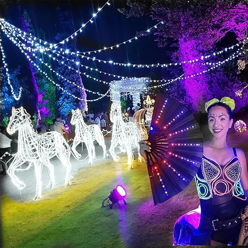 Vista 19 de Ourbest el Wire - Cable de luz multicolor Amarillo