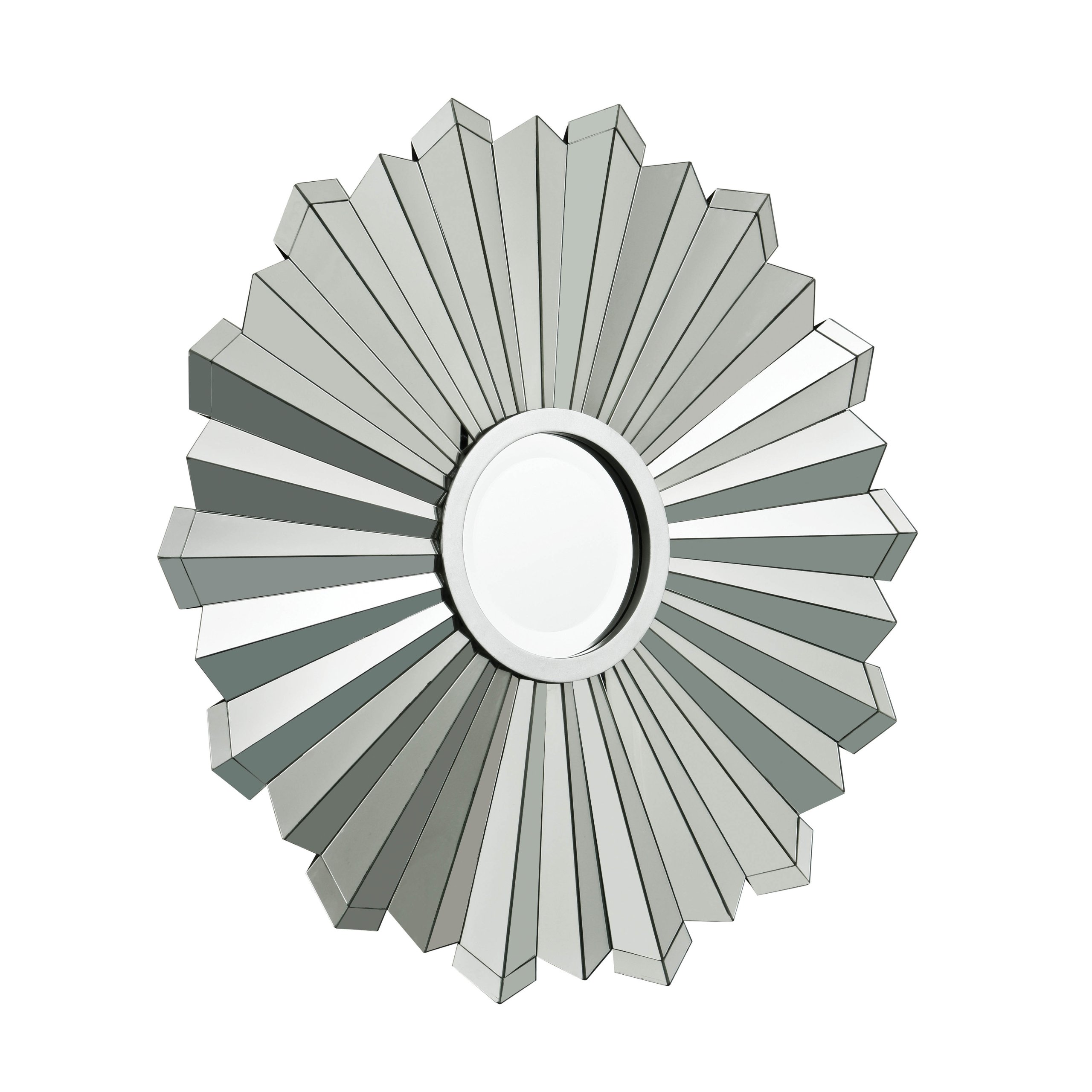Premier Housewares - Wall Mirror - Silver - Round Frame