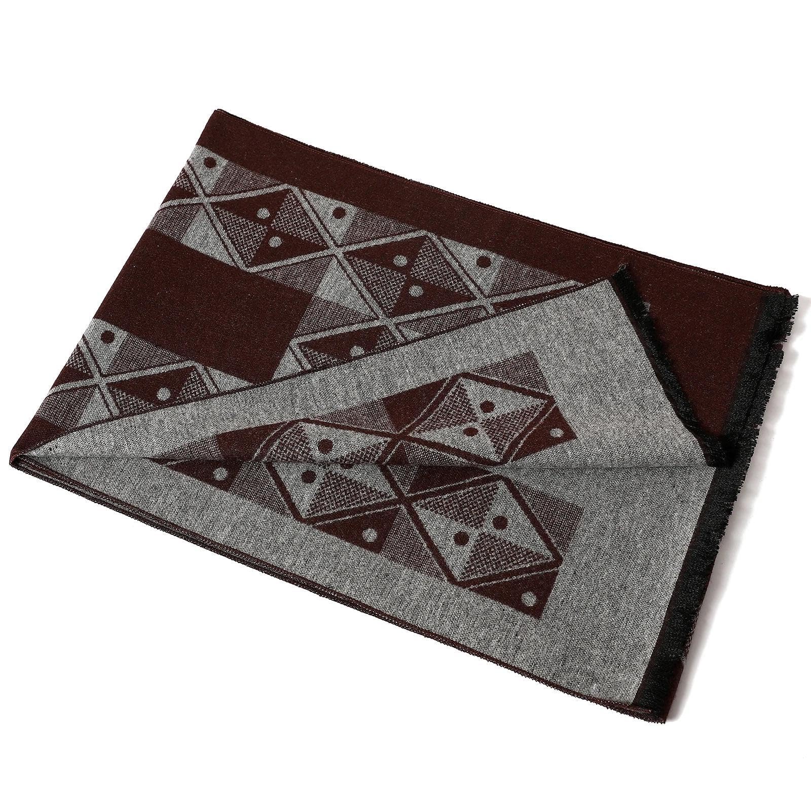 Écharpe écharpes châle châle automne mode longue écharpe classique à carreaux hommes écharpes hommes châles d'affaires châles hiver épais écharpe chaude
