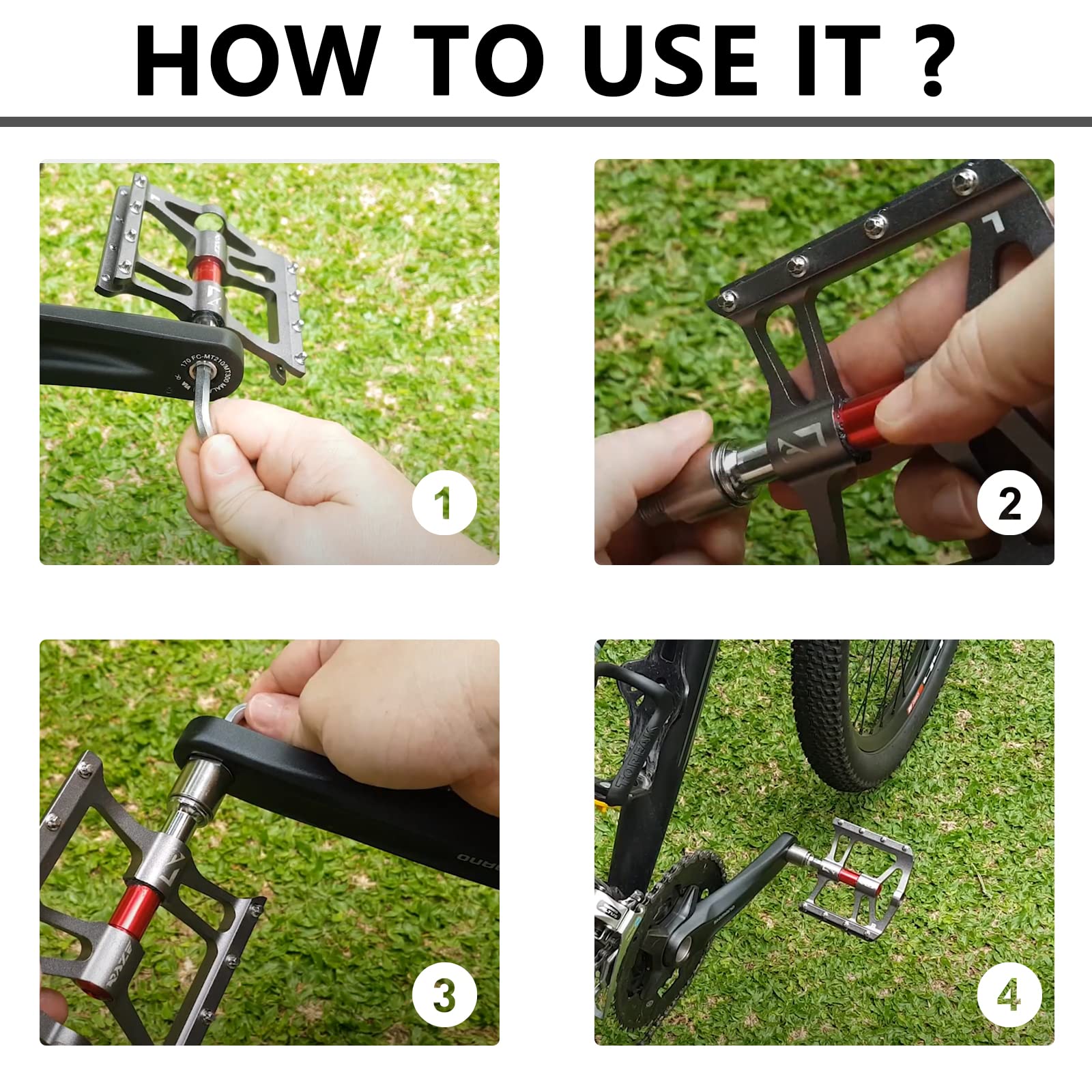 Sikawai Bike Pedal Extenders