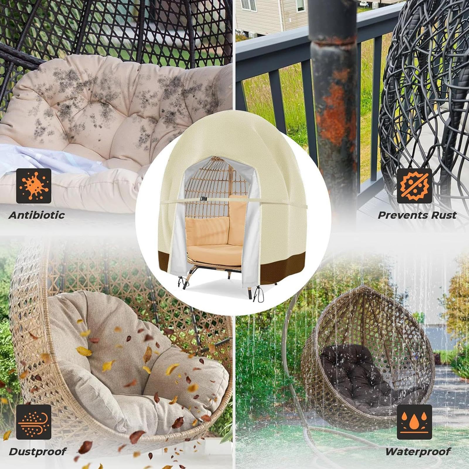 Copertura Per Poltrona A Da Patio Ed Esterno Protezione Versatile