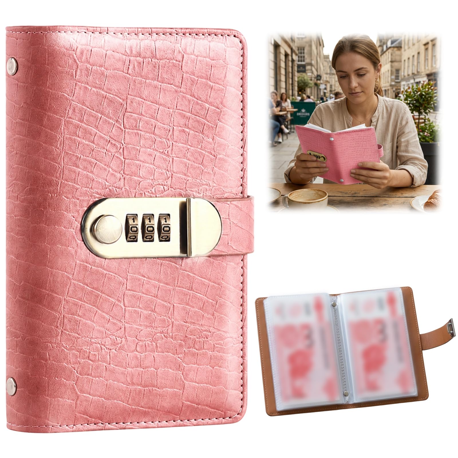 2026 New 100 Envelopes Saving Challenge, Money Wallets, Money Wallets for Saving Cash, 50 Pages, Both Sides can be Used, and a Total of 100 can be Placed, for Offices, Home and Couples