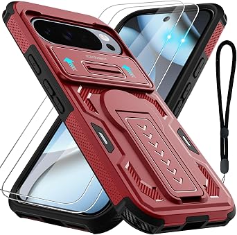 for Google Pixel 10/10 Pro/Pixel 9/9 Pro Phone Case Red