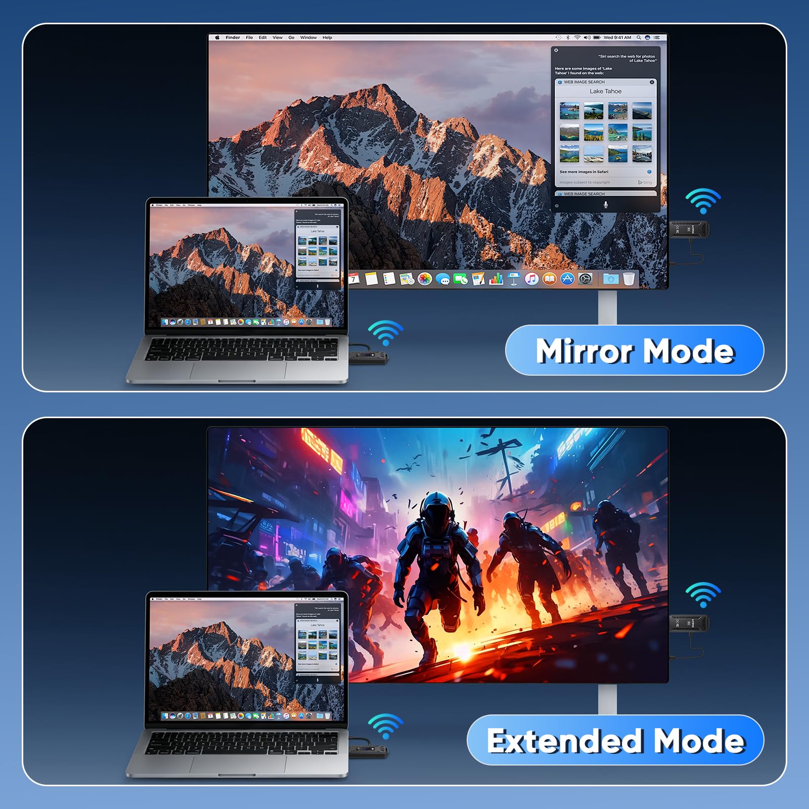 Bezprzewodowy nadajnik i odbiornik HDMI, przedłużacz HDMI 5.8G+2.4G z wyświetlaczem LED, wtyczką i odtwarzaniem, zasięgiem 60m, wyjściem 1080p dla laptopa, komputera, smartfona, aparatu, TV Box na