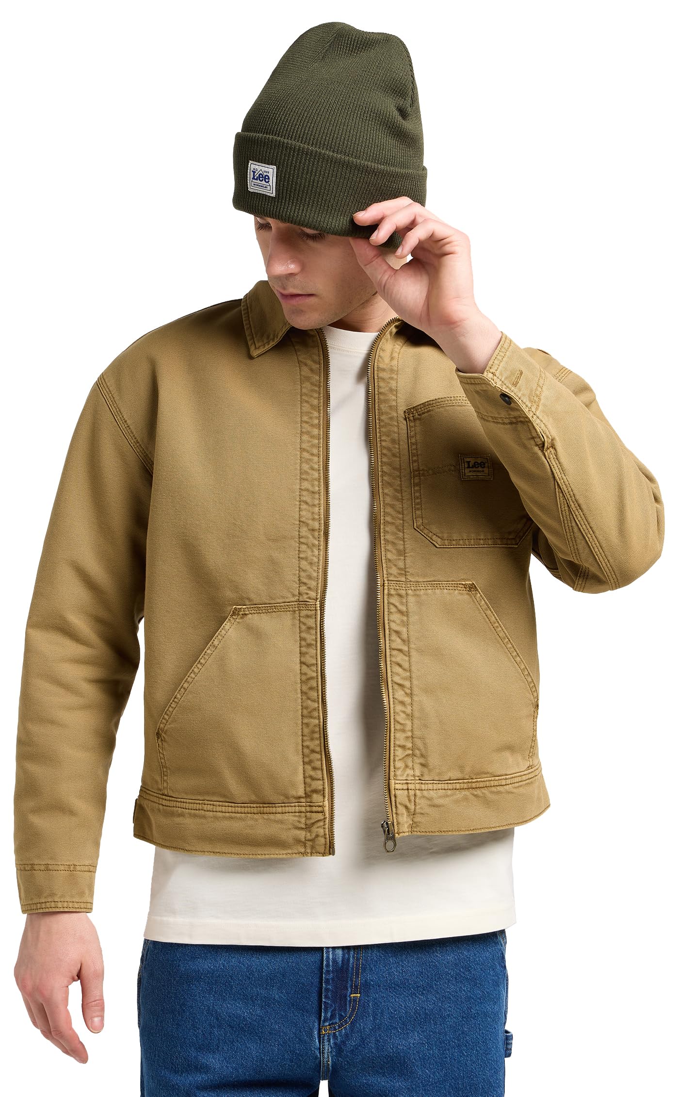 Lee Workwear Beanie, Oak Moss, One Size